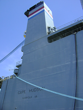 Cape Hudson docked at San Francisco